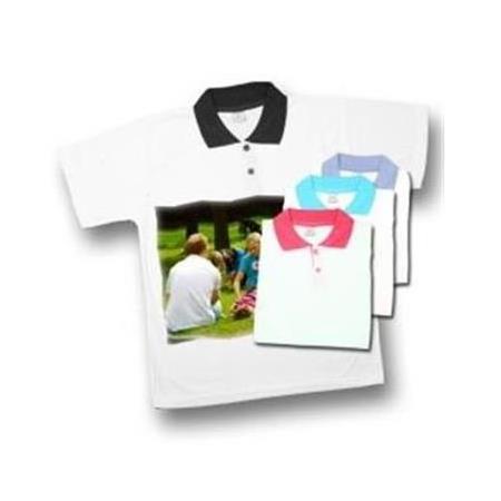 Süblimasyon Polyester Turkuaz Polo Yaka T-Shirt