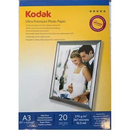 Kodak A3 Parlak (High Gloss) Inkjet Premium Fotoğraf Kağıdı