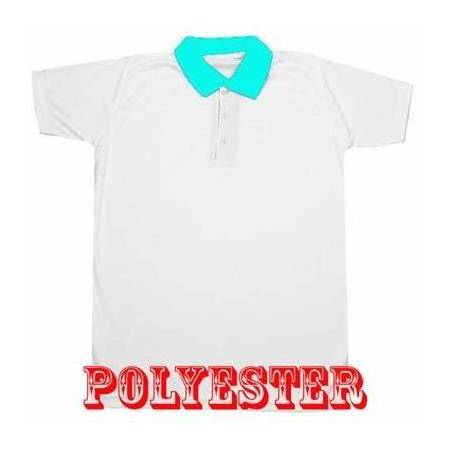 Süblimasyon Polyester Turkuaz Polo Yaka T-Shirt